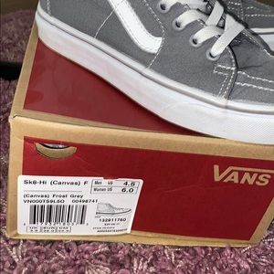 high top grey vans